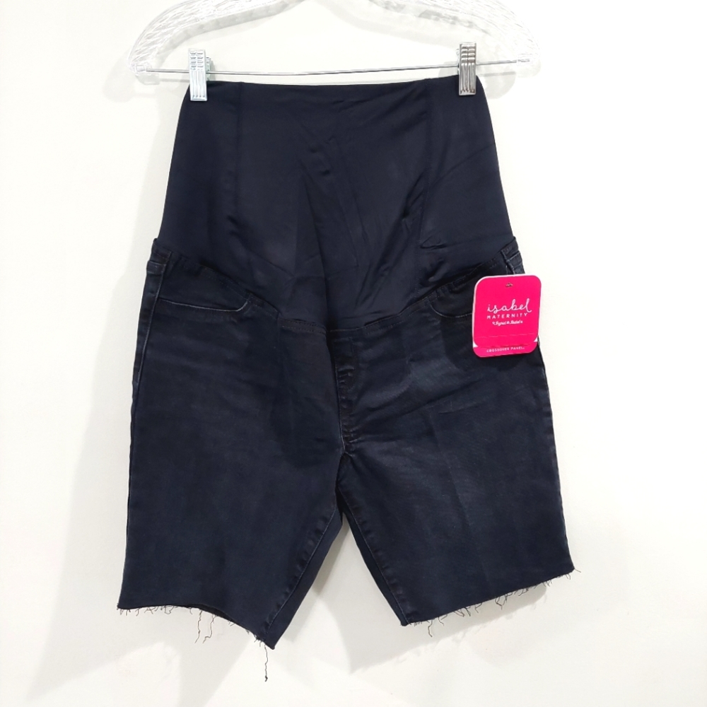 Isabel Maternity by Ingrid & Isabel Bramuda Shorts black over the bump
